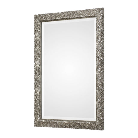 Uttermost Evelina Silver Leaves Mirror - Home Elegance USA