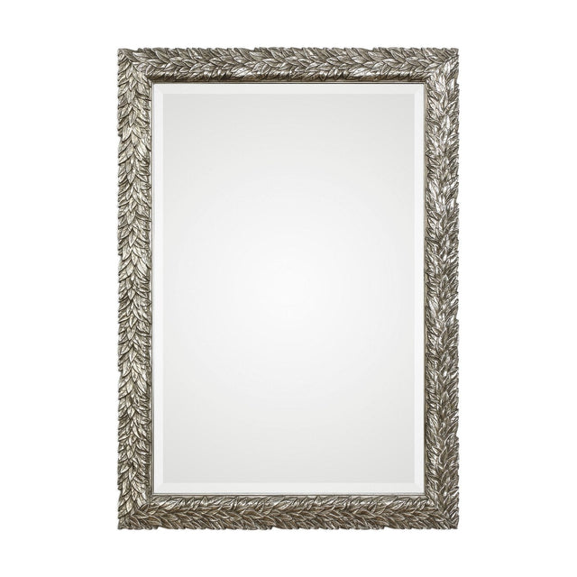 Uttermost Evelina Silver Leaves Mirror - Home Elegance USA
