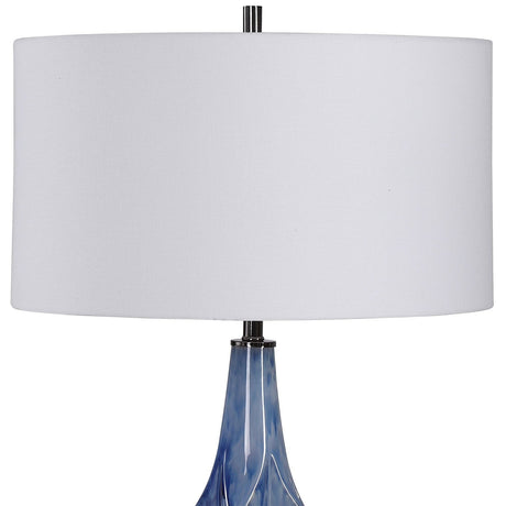 Uttermost Everard Blue Table Lamp - Home Elegance USA