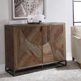 Uttermost Evros Reclaimed Wood 2 Door Cabinet - Home Elegance USA