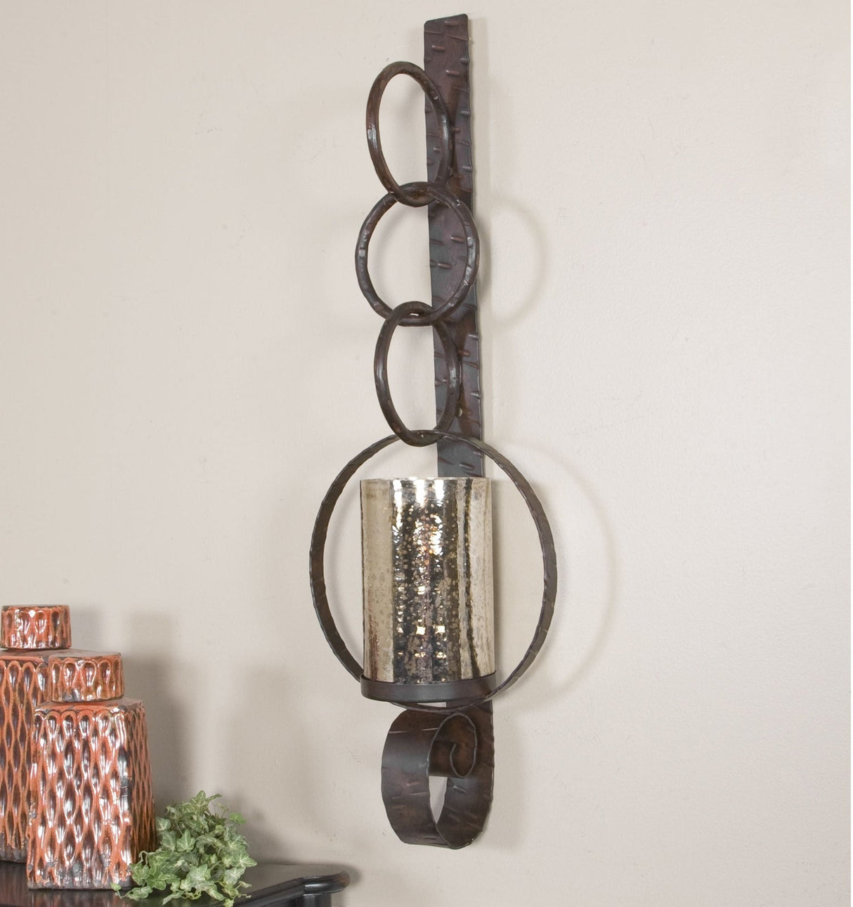 Uttermost Falconara Metal Wall Sconce - Home Elegance USA