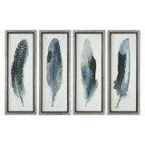 Uttermost Feathered Beauty Prints - Set Of 4 - Home Elegance USA