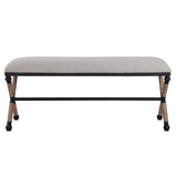 Uttermost Firth Oatmeal Bench - Home Elegance USA