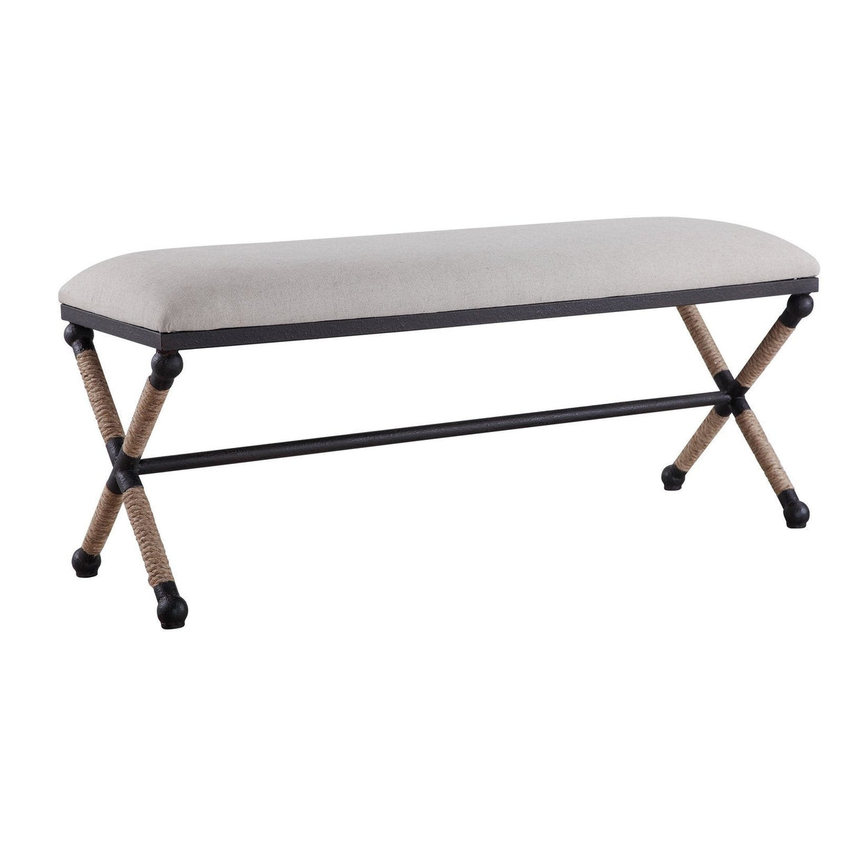 Uttermost Firth Oatmeal Bench - Home Elegance USA