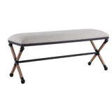 Uttermost Firth Oatmeal Bench - Home Elegance USA