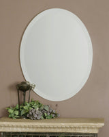 Uttermost Frameless Vanity Oval Mirror - Home Elegance USA