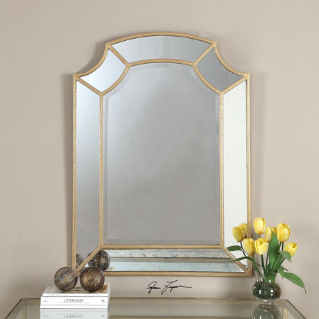 Uttermost Francoli Gold Arch Mirror - Home Elegance USA