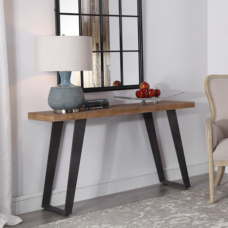 Uttermost Freddy Weathered Console Table - Home Elegance USA