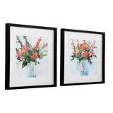 Uttermost Fresh Flowers Watercolor Prints - Set Of 2 - Home Elegance USA