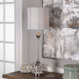 Uttermost Gallo Nickel Buffet Lamp - Home Elegance USA