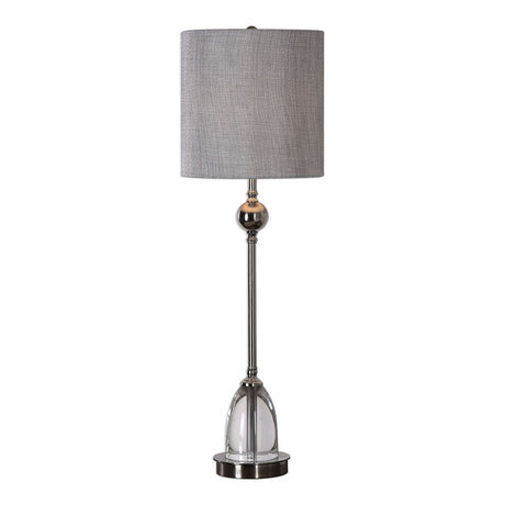 Uttermost Gallo Nickel Buffet Lamp - Home Elegance USA