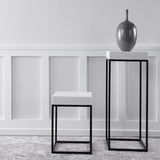 Uttermost Gambia Marble Plant Stand - Home Elegance USA