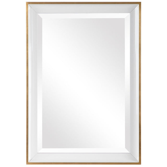 Uttermost Gema White Mirror - Home Elegance USA
