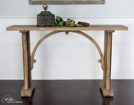 Uttermost Genessis Reclaimed Wood Console Table - Home Elegance USA