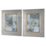 Uttermost Gilded Whimsy Abstract Prints - Set Of 2 - Home Elegance USA