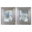 Uttermost Gilded Whimsy Abstract Prints - Set Of 2 - Home Elegance USA