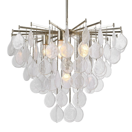 Uttermost Goccia 6 Light Tear Drop Glass Pendant - Home Elegance USA