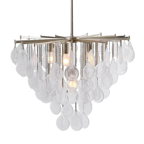 Uttermost Goccia 6 Light Tear Drop Glass Pendant - Home Elegance USA
