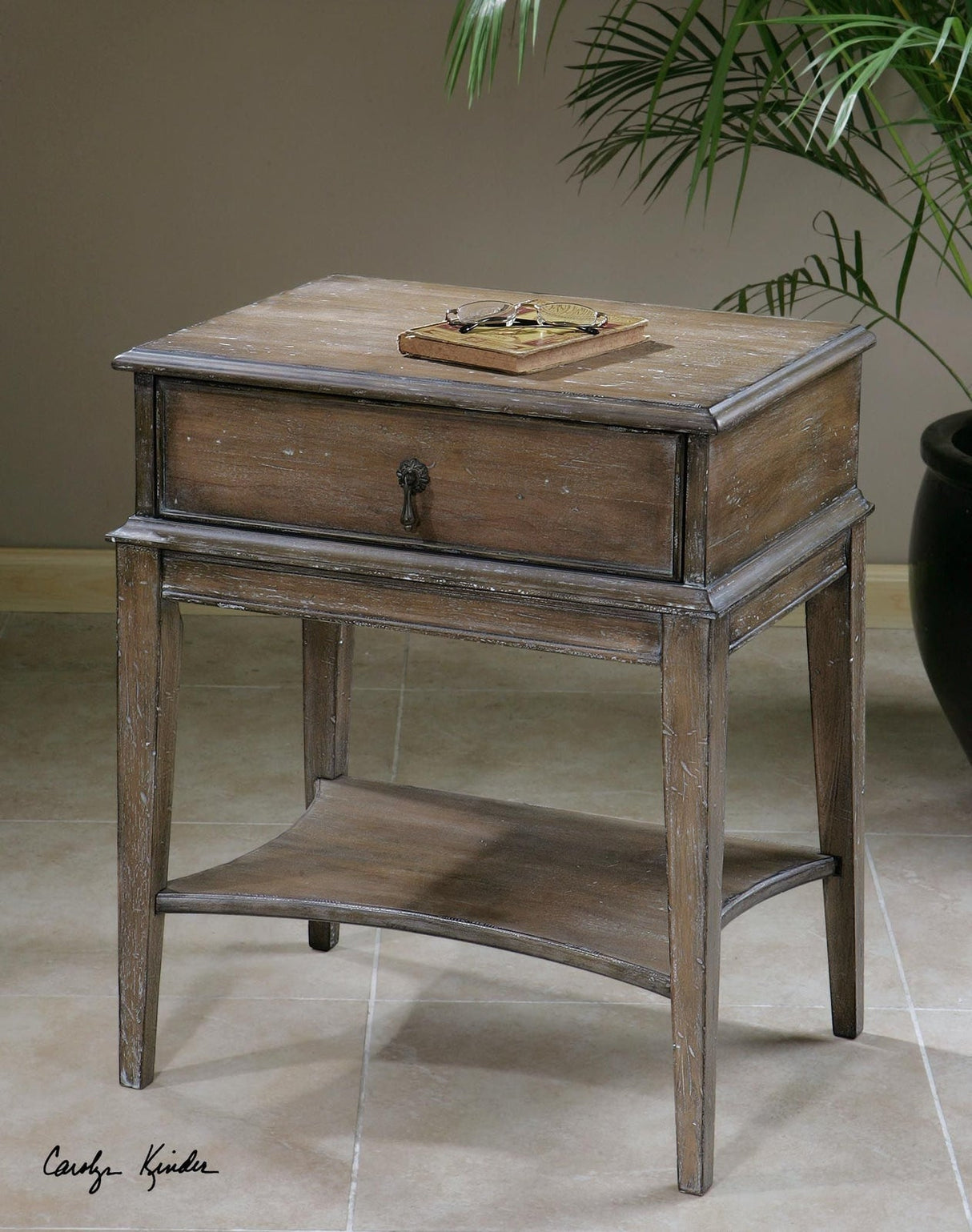 Uttermost Hanford Weathered Side Table - Home Elegance USA