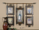 Uttermost Hanging Wine Framed Art - Home Elegance USA