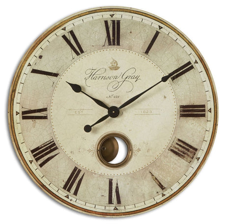 Uttermost Harrison Gray Clock - Home Elegance USA