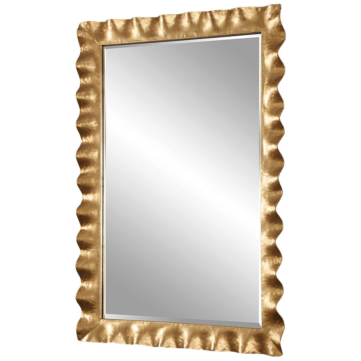 Uttermost Haya Scalloped Gold Mirror - Home Elegance USA