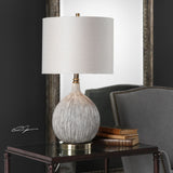 Uttermost Hedera Textured Ivory Table Lamp - Home Elegance USA