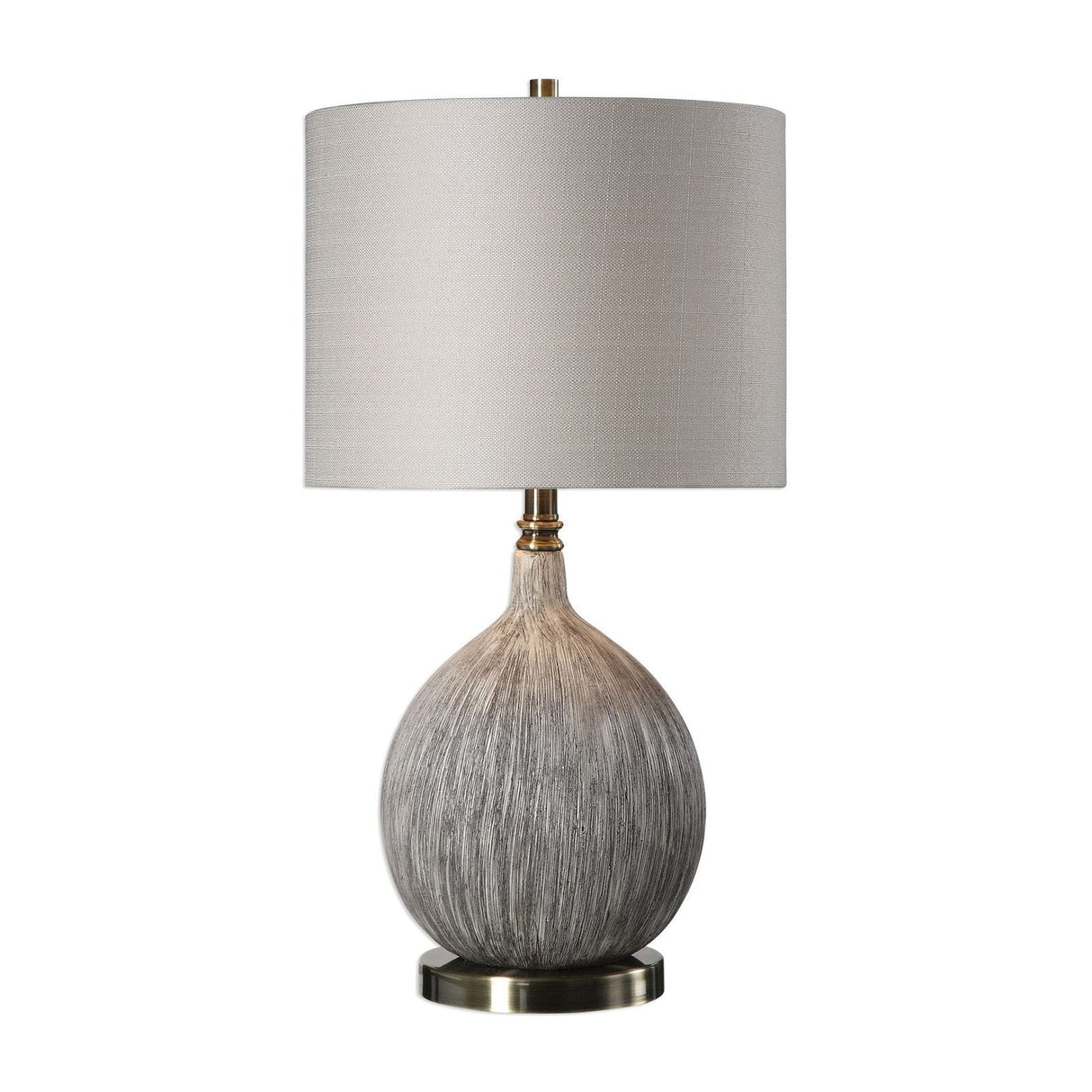 Uttermost Hedera Textured Ivory Table Lamp - Home Elegance USA