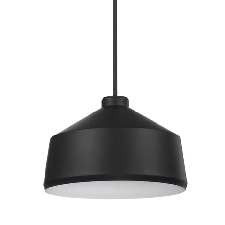 Uttermost Holgate 1 Light Black Pendant - Home Elegance USA