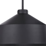Uttermost Holgate 1 Light Black Pendant - Home Elegance USA