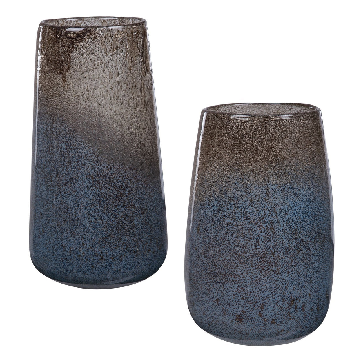Uttermost Ione Seeded Glass Vases - Set Of 2 - Home Elegance USA