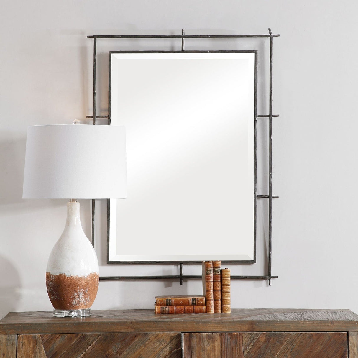 Uttermost Ironworks Industrial Mirror - Home Elegance USA