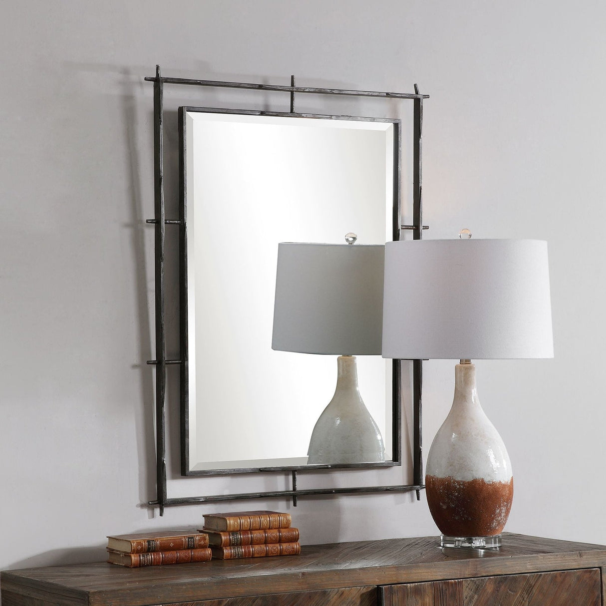 Uttermost Ironworks Industrial Mirror - Home Elegance USA