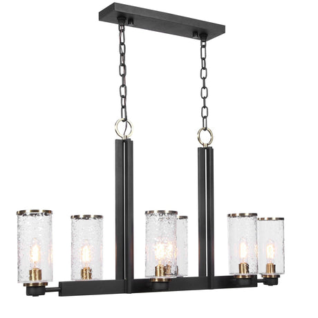 Uttermost Jarsdel 6 Light Industrial Island Light - Home Elegance USA
