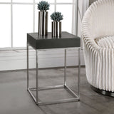 Uttermost Jase Black Concrete Accent Table - Home Elegance USA