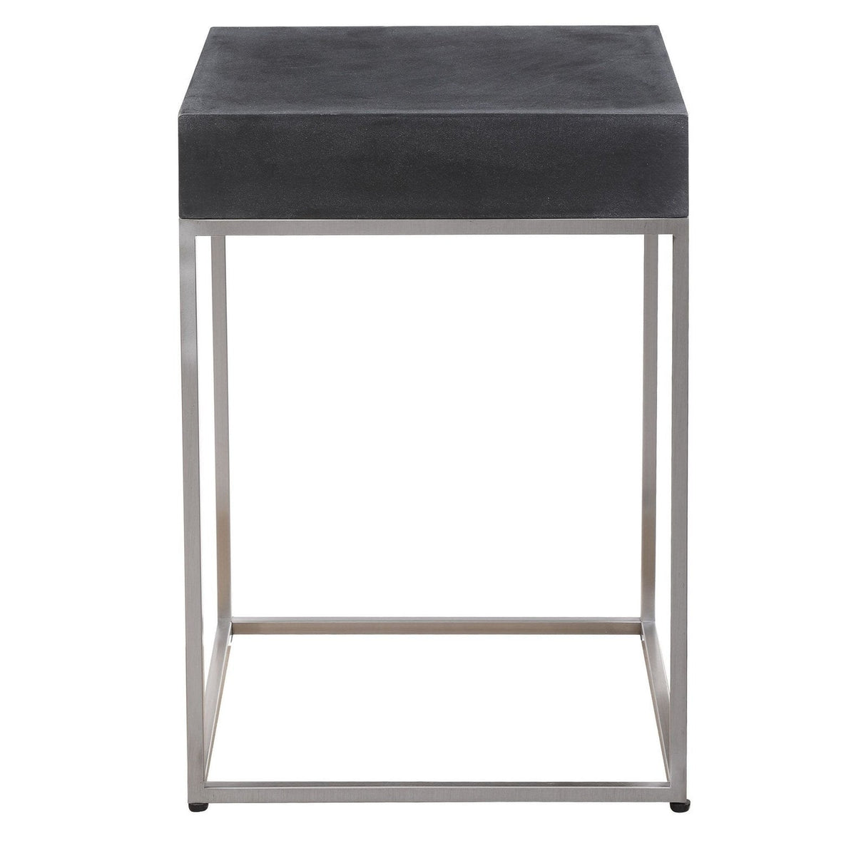 Uttermost Jase Black Concrete Accent Table - Home Elegance USA