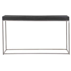 Uttermost Jase Black Concrete Console Table - Home Elegance USA