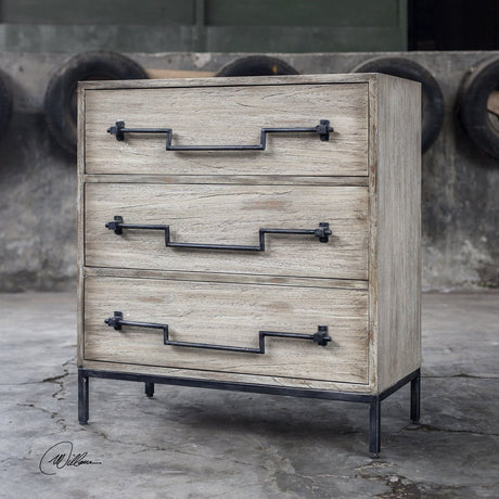 Uttermost Jory Aged Ivory Accent Chest - Home Elegance USA