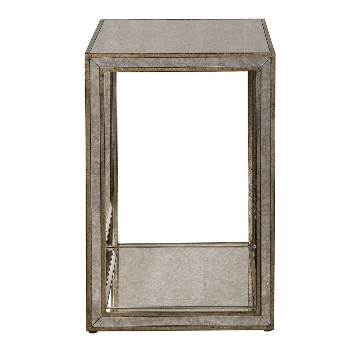 Uttermost Julie Mirrored End Table - Home Elegance USA