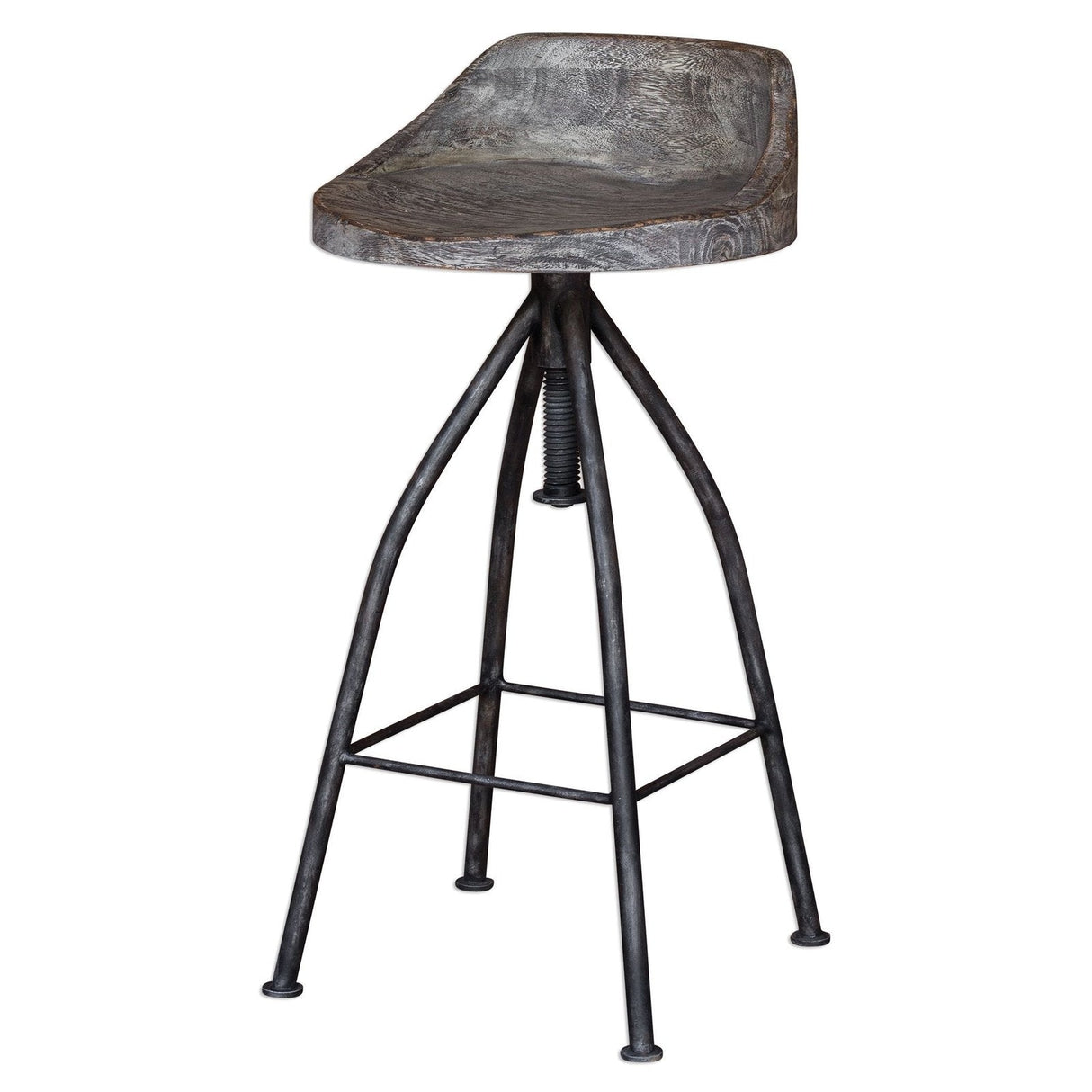 Uttermost Kairu Wooden Bar Stool - Home Elegance USA