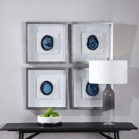 Uttermost Kalia Blue Stone Shadow Box - Home Elegance USA