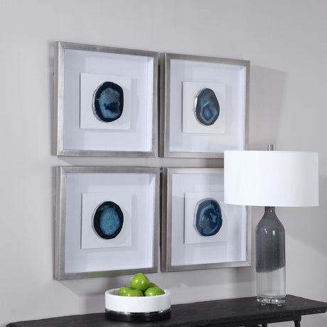 Uttermost Kalia Blue Stone Shadow Box - Home Elegance USA
