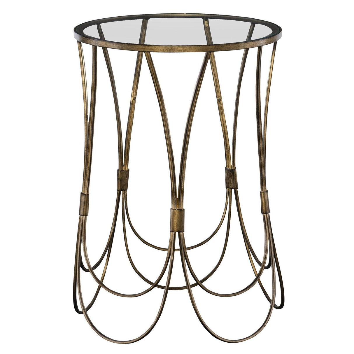 Uttermost Kalindra Gold Accent Table - Home Elegance USA