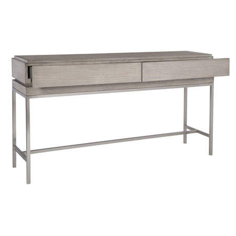 Uttermost Kamala Gray Oak Console Table - Home Elegance USA
