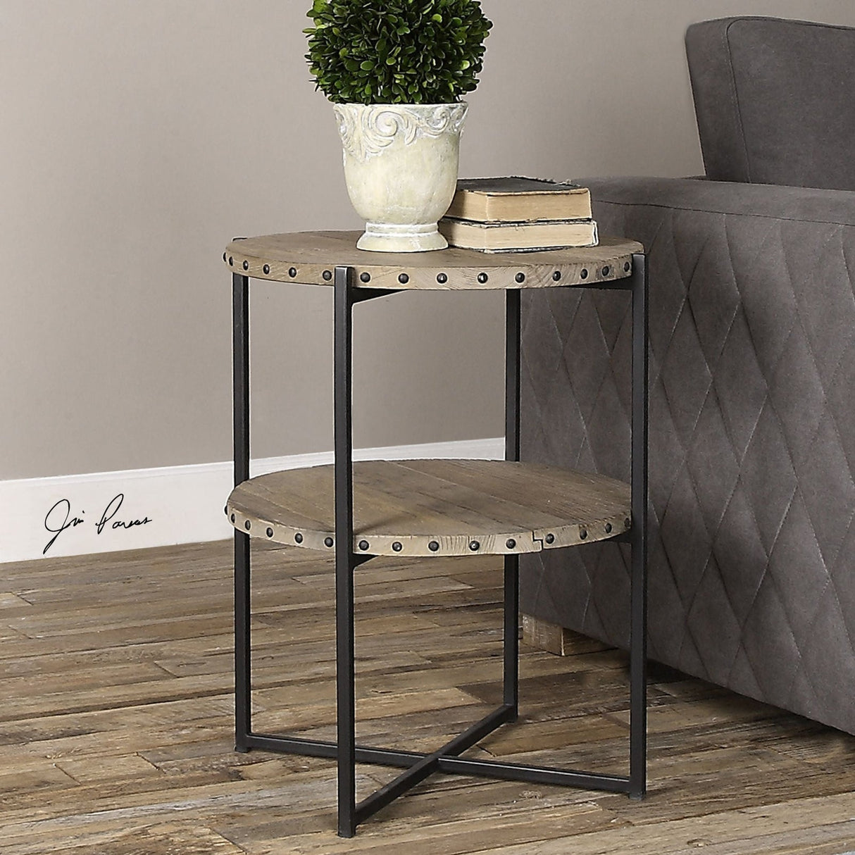 Uttermost Kamau Round Accent Table - Home Elegance USA