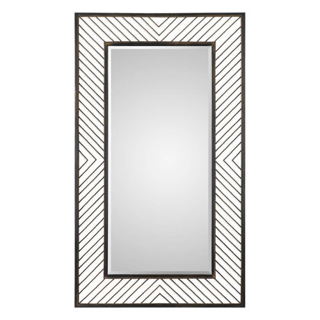 Uttermost Karel Chevron Mirror - Home Elegance USA