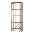 Uttermost Karishma Antique Gold Etagere - Home Elegance USA
