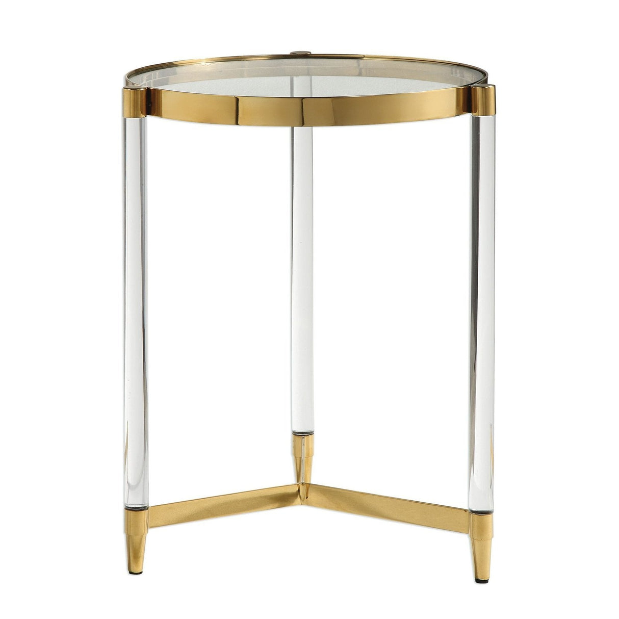 Uttermost Kellen Glass Accent Table - Home Elegance USA