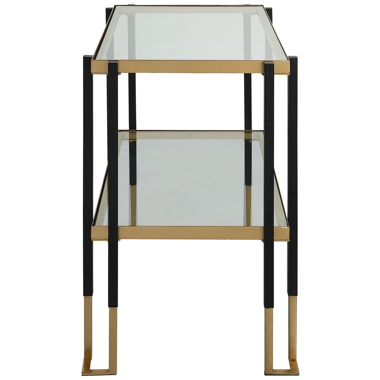 Uttermost Kentmore Glass Side Table - Home Elegance USA