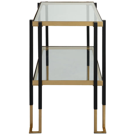 Uttermost Kentmore Glass Side Table - Home Elegance USA